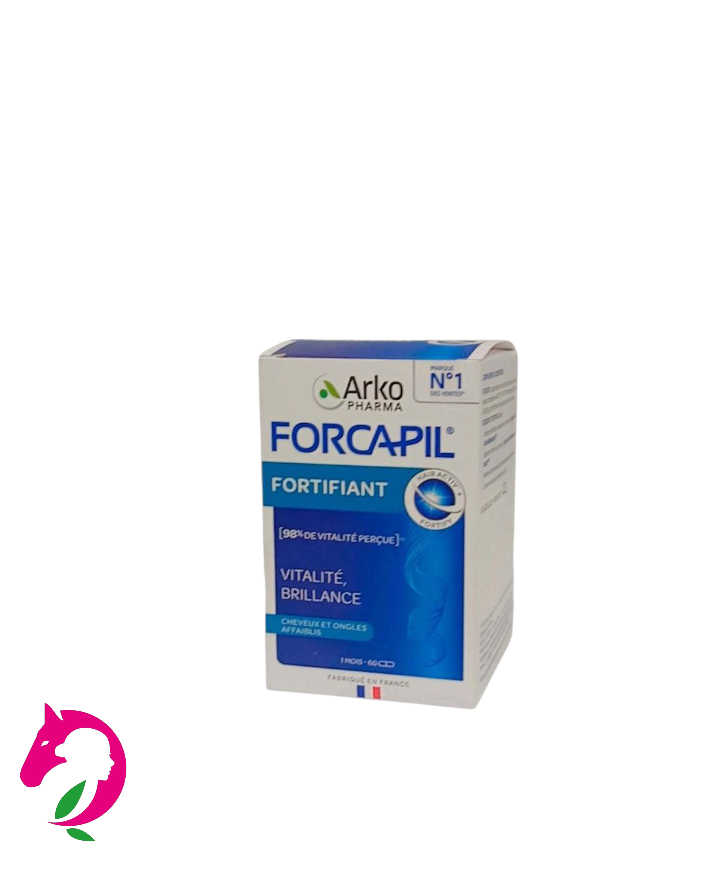 FORCAPIL CHEVEUX ET ONGLES 60 GELLULES 1 FORCAPIL CHEVEUX ET ONGLES 60 GELLULES
