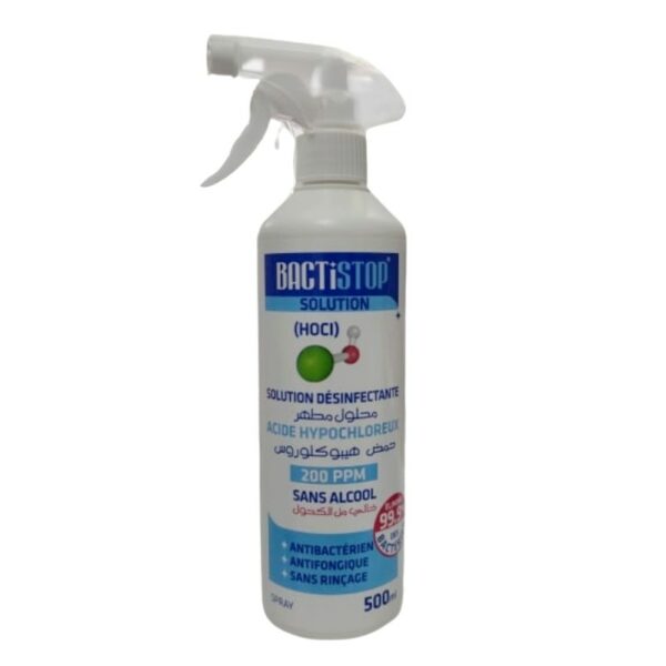 Bactistop Solution Désinfectante 500ml 1