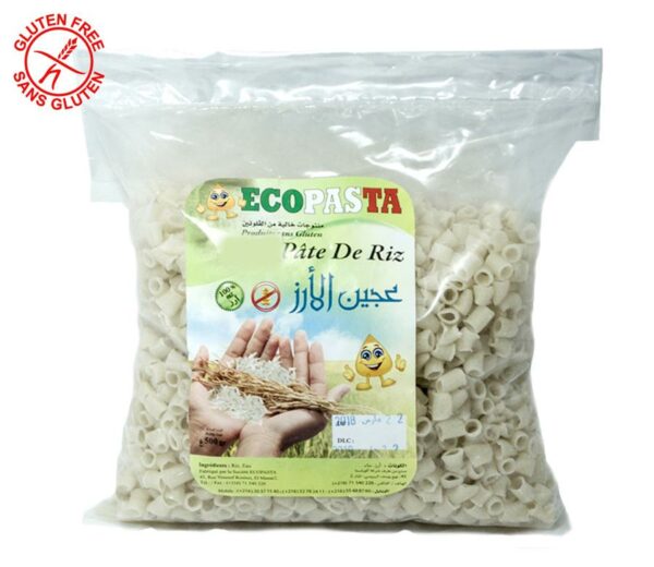 Pâte De Riz Coude Sans Gluten Ecopasta 1