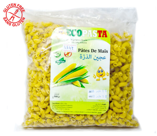 Pâte De Mais Coudes Sans Gluten Ecopasta 1