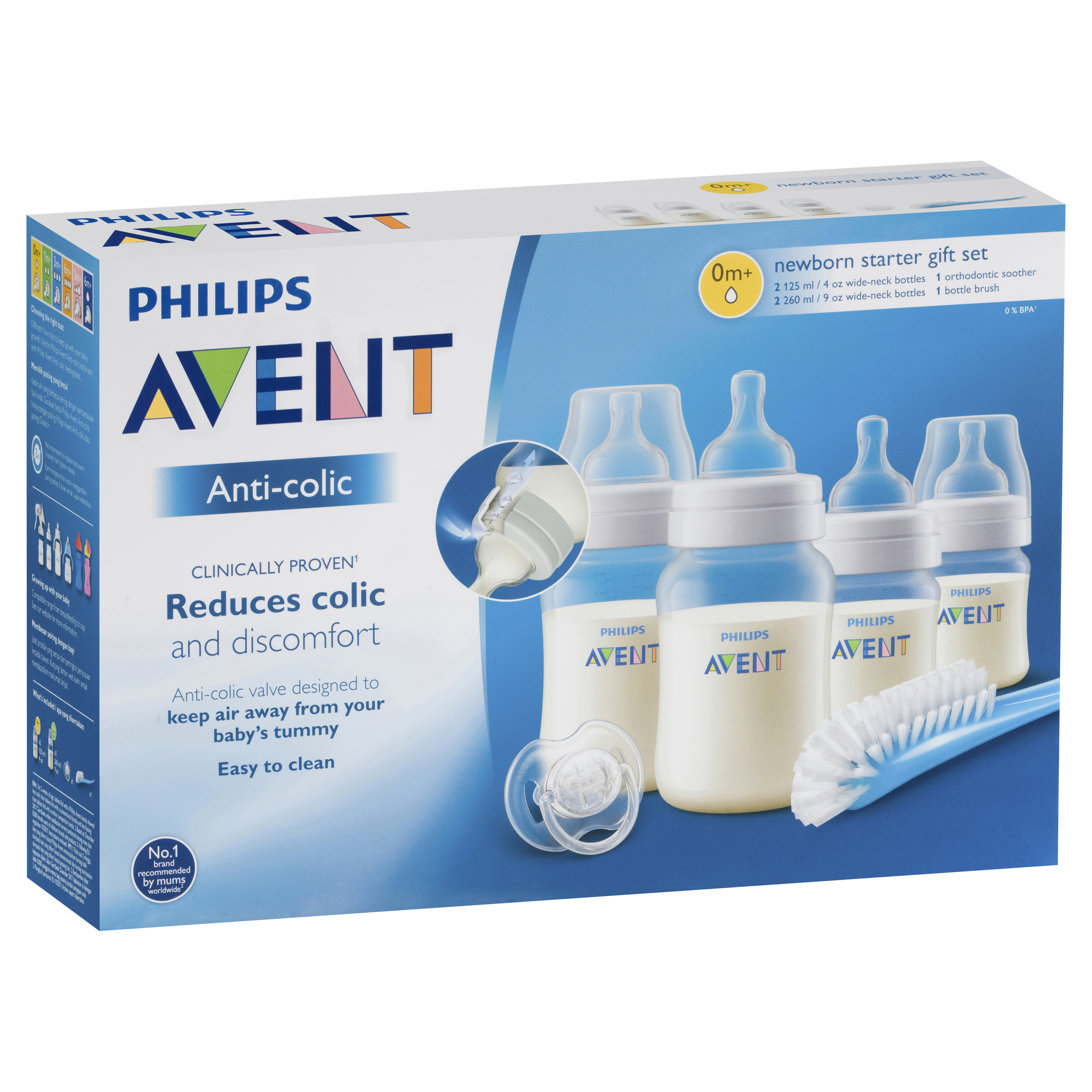 Set de 2 biberons anti colic 260 ml - Philips Avent