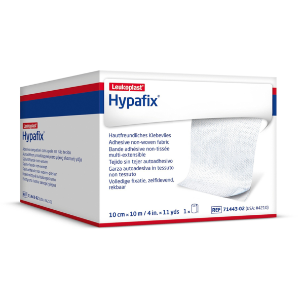 HYPAFIX 10 CM X 10 M BANDE NON-TISSÉE ADHÉSIVE HYPOALLERGÉNIQUE 1