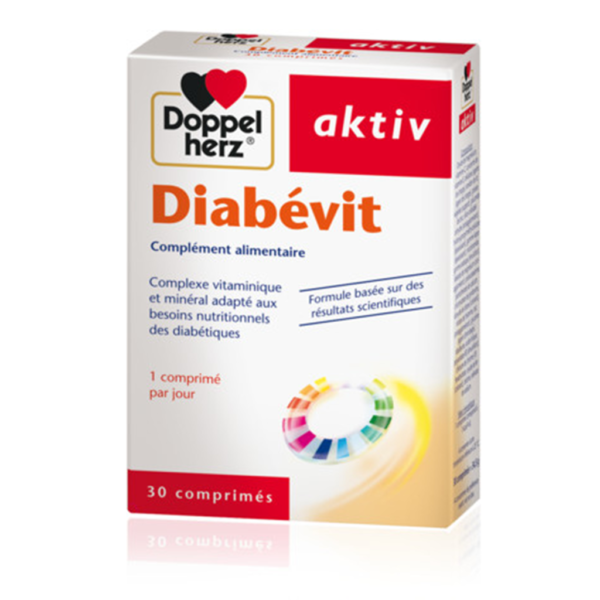 DOPPELHERZ AKTIV DIABEVIT , 30 COMPRIMÉS 1