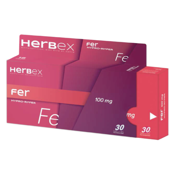 HERBEX FER 30 GÉLULES 1