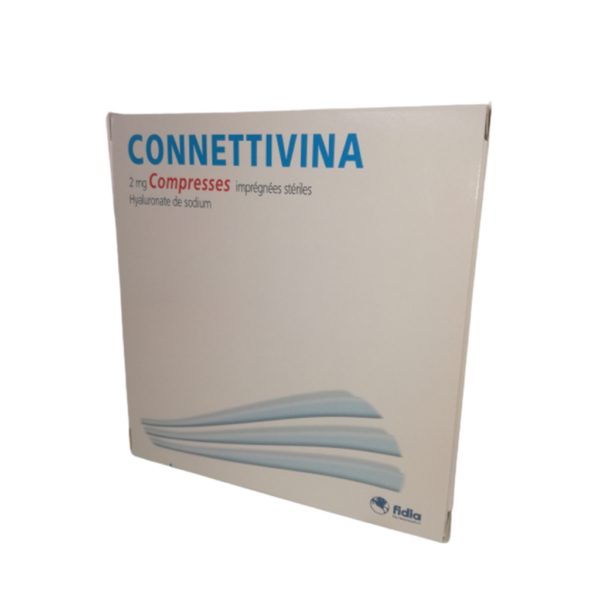 CONNETTIVINA 10 COMPRESSES CICATRISANTES 2MG 10X10 AVEC ACIDE HYALURONIQUE 1