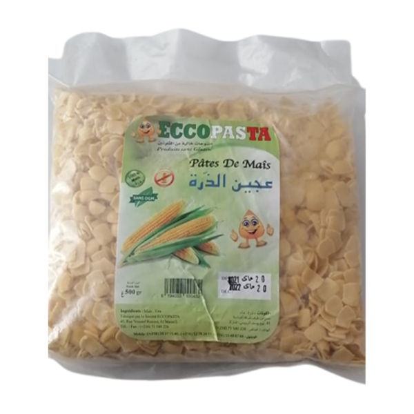 Ecopasta Pâtes De Maïs Nouasser Sans Gluten 500g