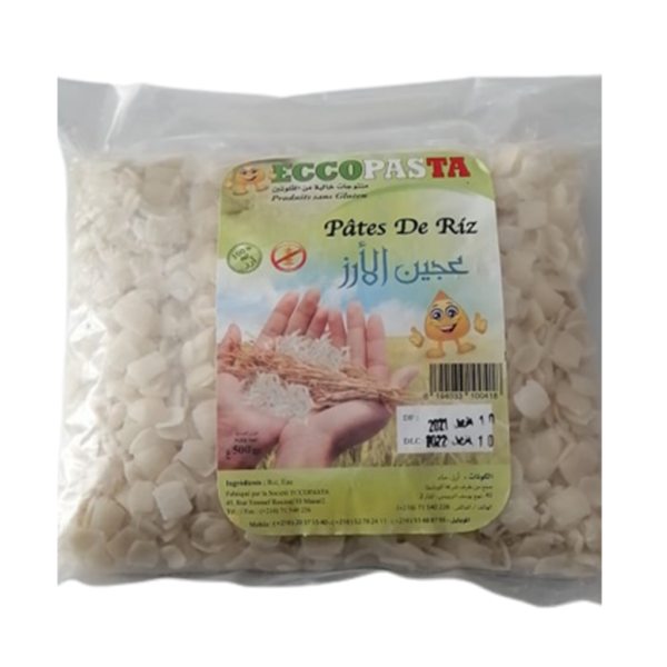 Ecopasta Pâtes De Riz Nouasser Sans Gluten 500g