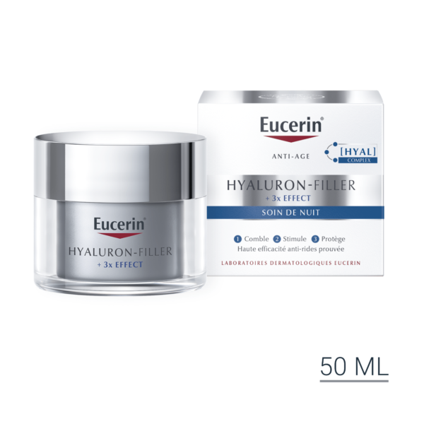 EUCERIN HYALURON-FILLER SOIN DE NUIT 3 EFFECTS 50ML