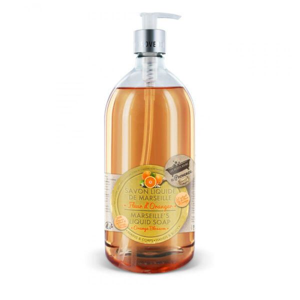 Les Petits Bains De Provence - Savon liquide fleur d'oranger - 1 litre