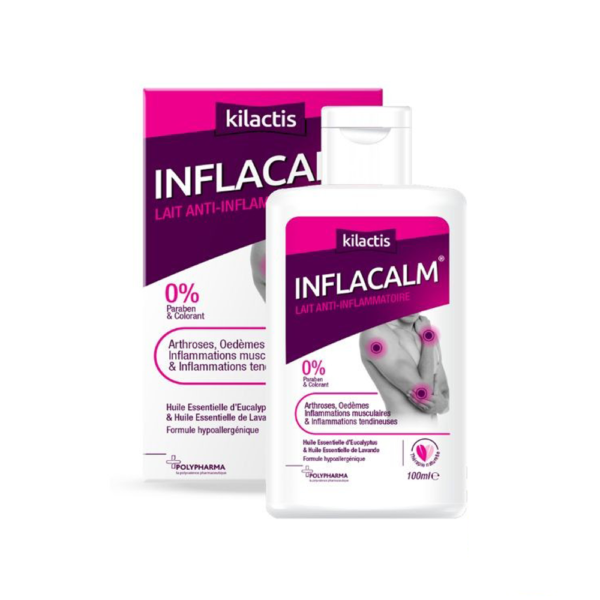 Kilactis INFLACALM Lait Anti-Douleur, 100ml 1
