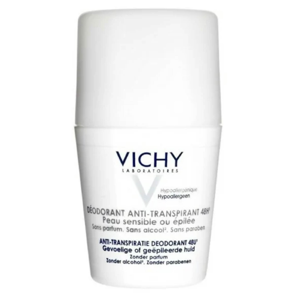 vichy - Déodorant anti-transpirant 48h peaux sensibles ou epilée 50ml 1