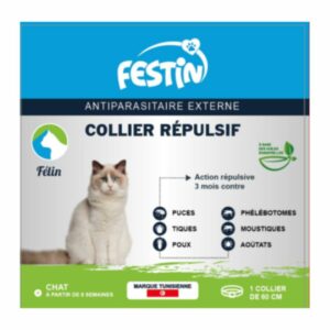 Festin Collier anti puce chat