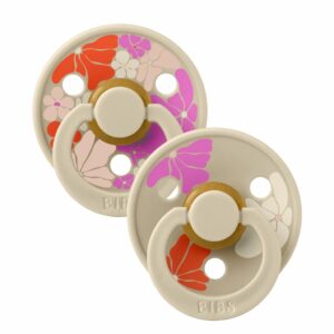 Sucettes BIBS Studio Colour - Morning Bloom - Mélange Vanille lot de 2