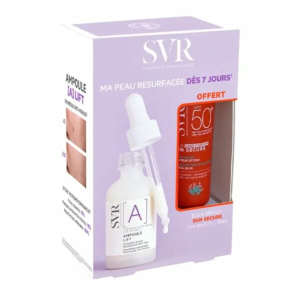 SVR COFFRET AMPOULE A LIFT 30ML + SUN SECURE BLUR 15ML OFFERT
