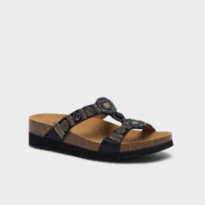 Scholl New BOGOTA WEDGE Bleu marine