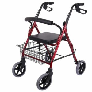 Déambulateur à 4 roues Avec Assie Pour Adulte