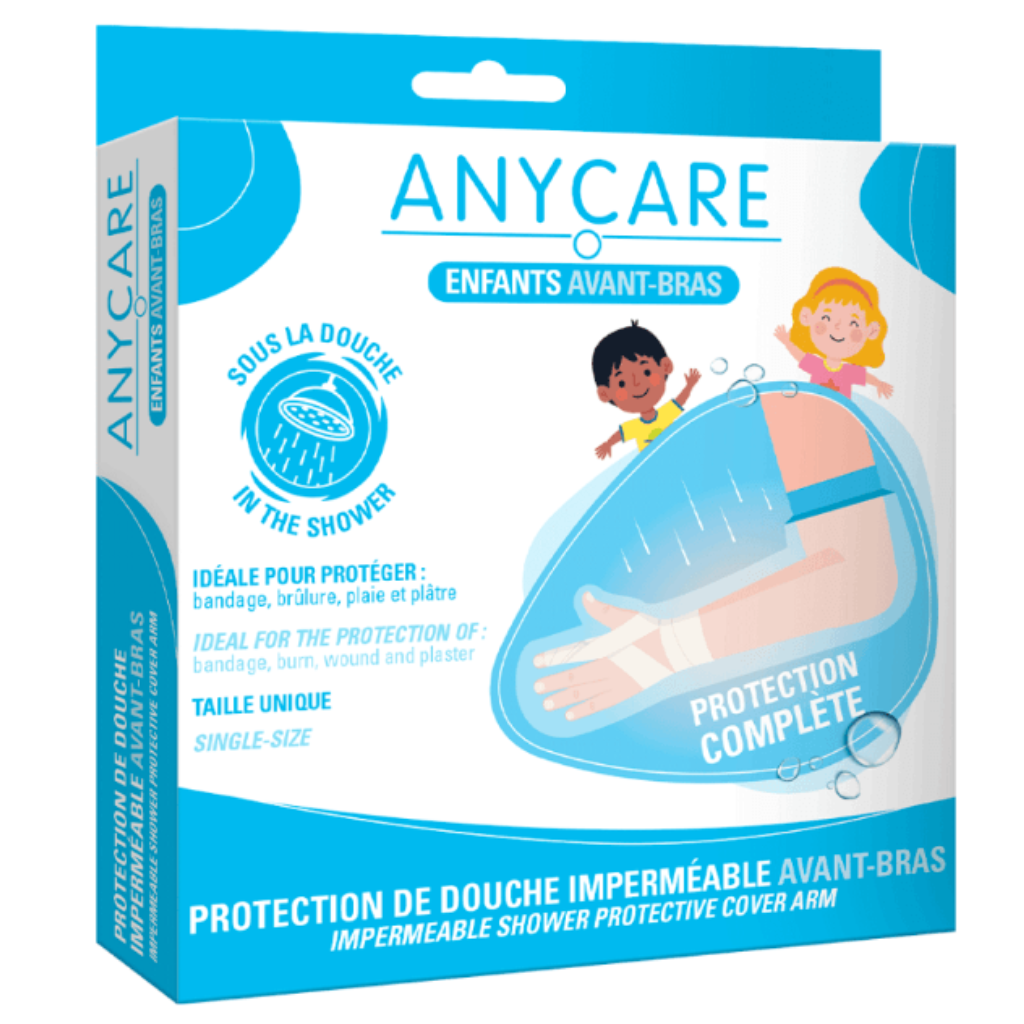 ANYCARE Protection De Douche Imperméable Enfants Bras 1 ANYCARE Protection De Douche Imperméable Enfants Bras