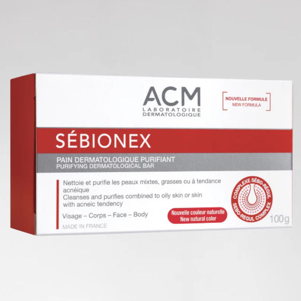 ACM Sébionex Pain Dermatologique Purifiant 100G 1 ACM Sébionex Pain Dermatologique Purifiant 100G