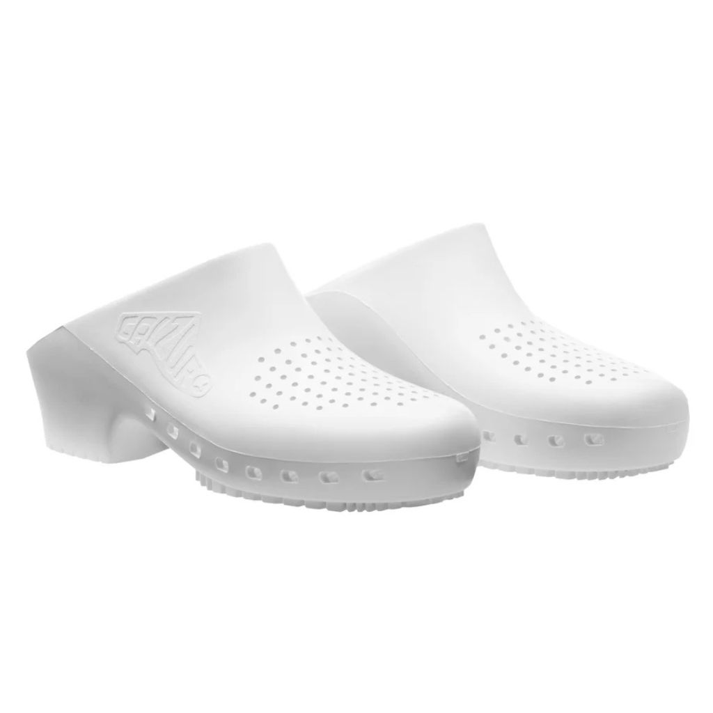 Sabots Calzuro Classique avec trous supérieurs - Blanc 1 Sabots Calzuro Classique avec trous supérieurs - Blanc