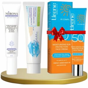 PACK : Crème hydratante visage main corps , Crème Anti Tache , Crème solaire hydratante GRATUIT