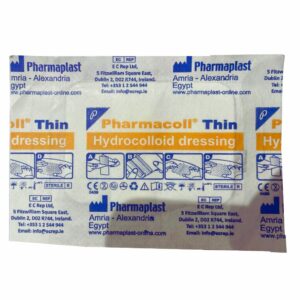 Pharmacoll Pansement hydrocolloïde anti-humidité, anti-allergique, anti-infectieux et anti-adhérent, permettant la douche post-opératoire. Transparent, stérile (4.5 x 65)