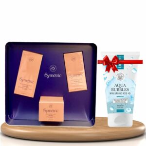 PACK : Esth'Elle - Symétric - Coffret Acide Hyaluronique , LIRENE Aqua Bubbles Gel Nettoyant Visage (150 ml) GRATUIT