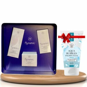 PACK : Esth'Elle - Symétric - Coffret Collagène Marin , LIRENE Aqua Bubbles Gel Nettoyant Visage (150 ml) GRATUIT