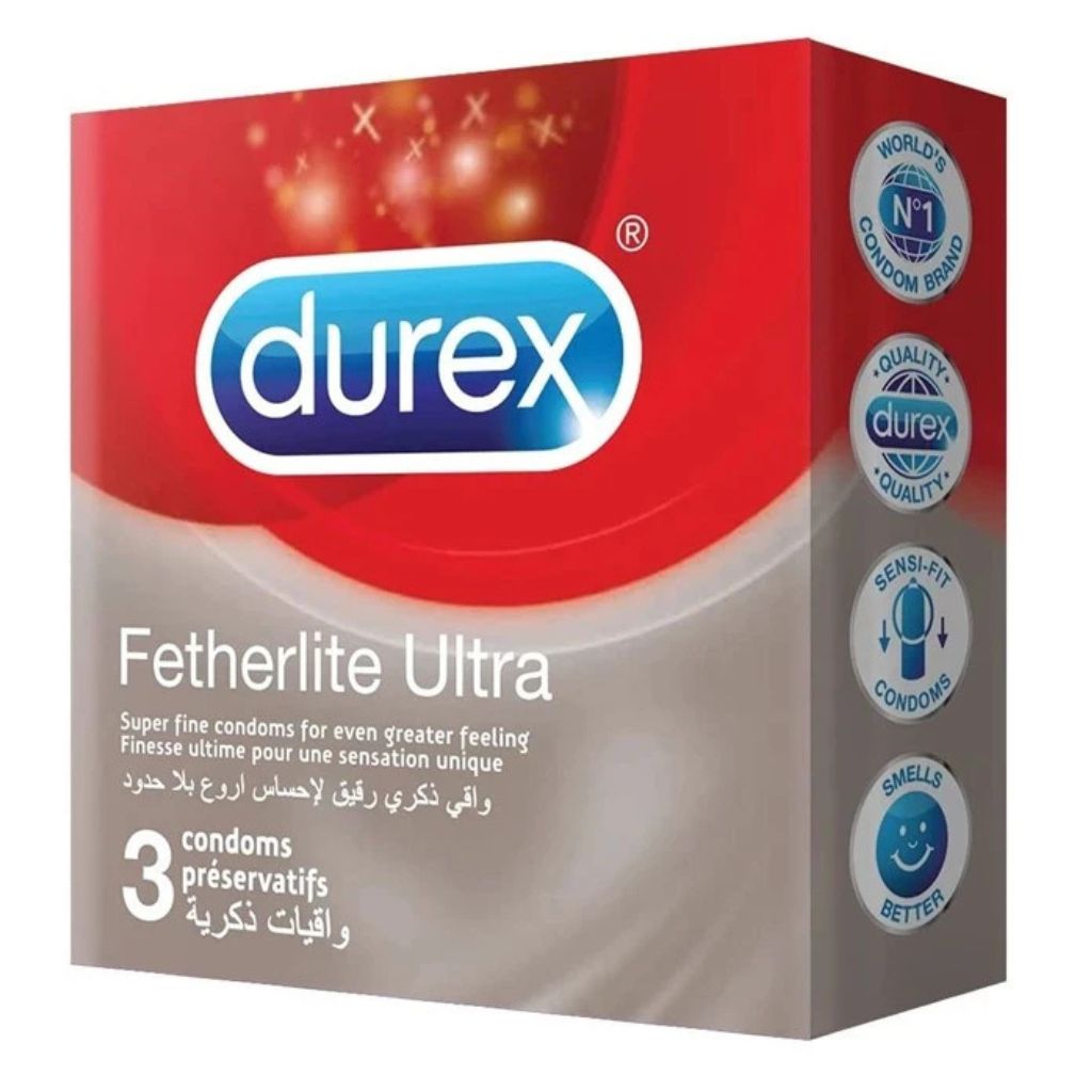 Préservatif Durex Fetherlite Ultra x3 1 Préservatif Durex Fetherlite Ultra x3