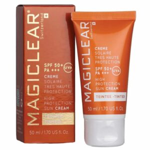 Magiclear Crème Solaire Teintée SPF 50+, PA+++, 50ML