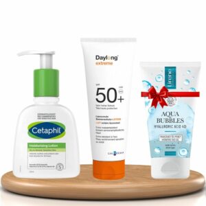 PACK : Lotion hydratante visage & corps , Crème Solaire Haute Protection Visage Corps , Gel Nettoyant Visage (150 ml) GRATUIT