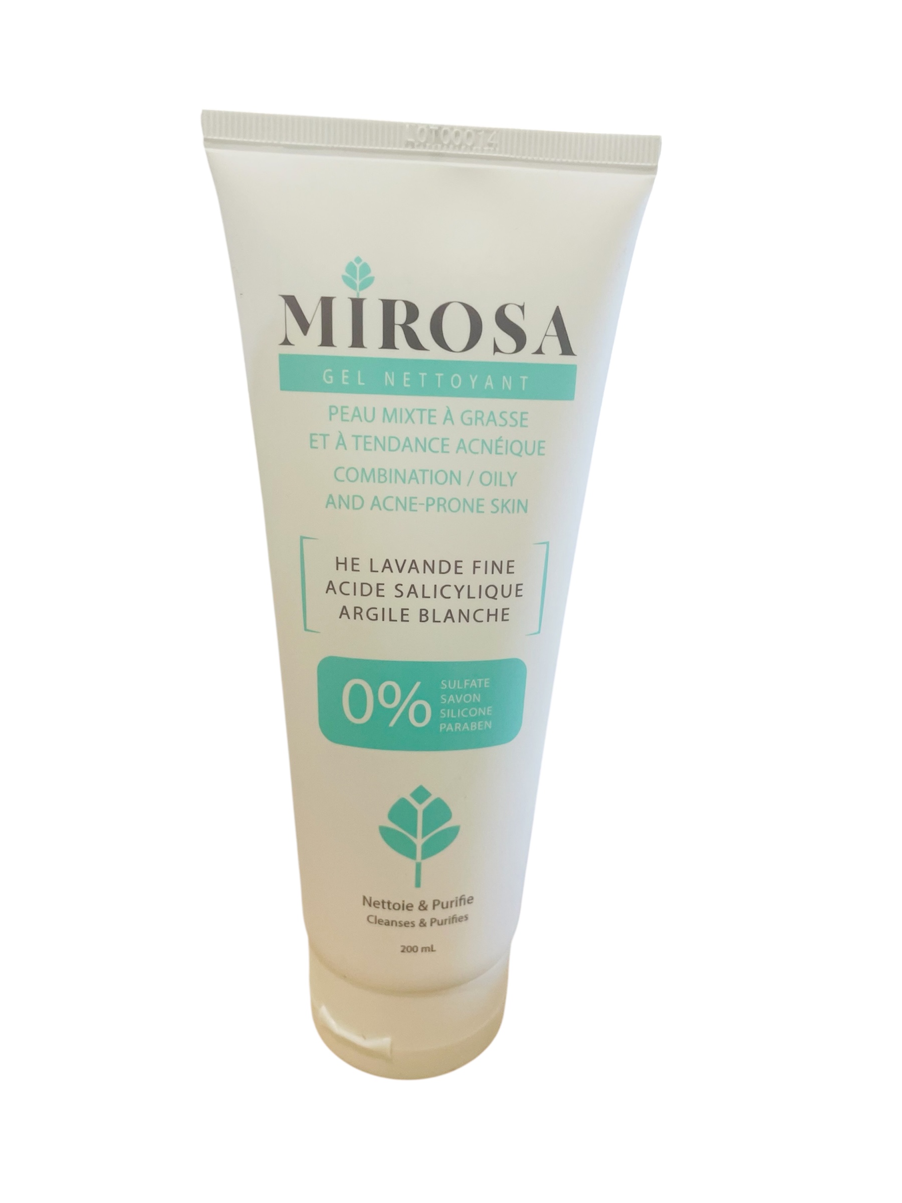 MIROSA GEL NETTOYANT PEAU MIXTE A GRASSE 200ML 1 MIROSA GEL NETTOYANT PEAU MIXTE A GRASSE 200ML